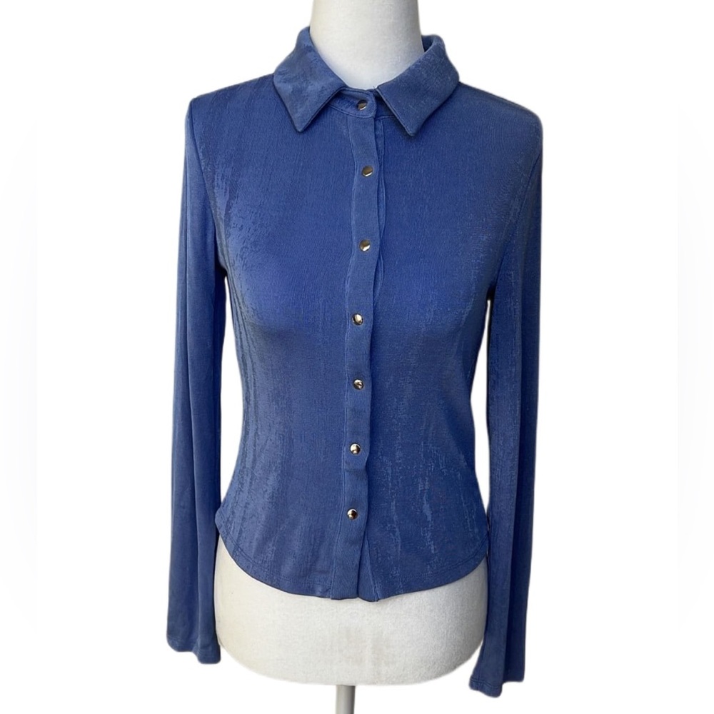 Elody Long Sleeve Top Light Blue - US 6